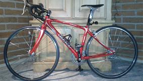 Bicycle in front of door