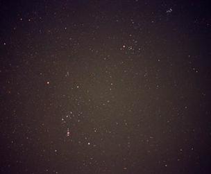 Night sky with stars over the Tucson desert